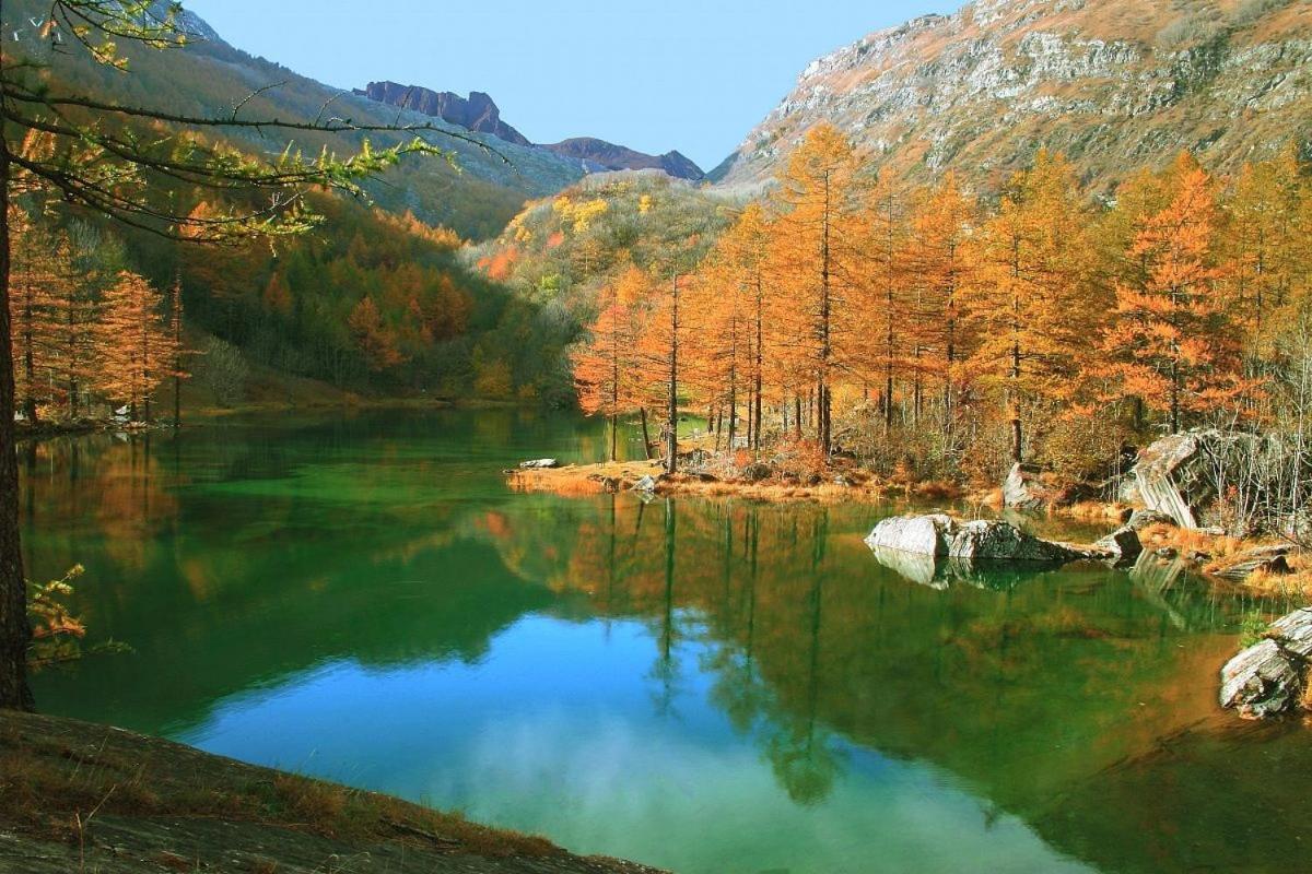 Ca Ad Me Pare Alloggio Con Terrazza Panoramica Moncenisio Bagian luar foto